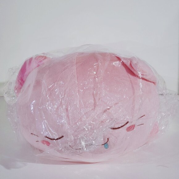 New Big Toreba Sleeping Pink Cat Toreta 45cm Plush Japan - Picture 2 of 3